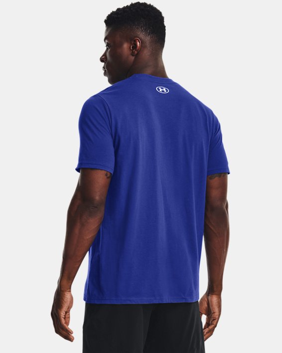 Men's UA Sportstyle Logo T-Shirt in Blue image number 1